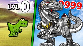 Tiến Hóa Khủng Long Robot Đi Chiến Đấu Với Lũ Zombie Evolution - Dino Robot - Top Game Android Ios