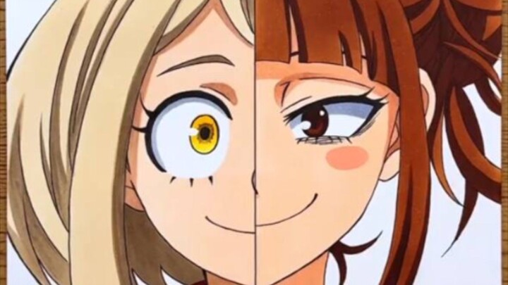 Gini jadinya kalau uraraka tukeran warna sama toga