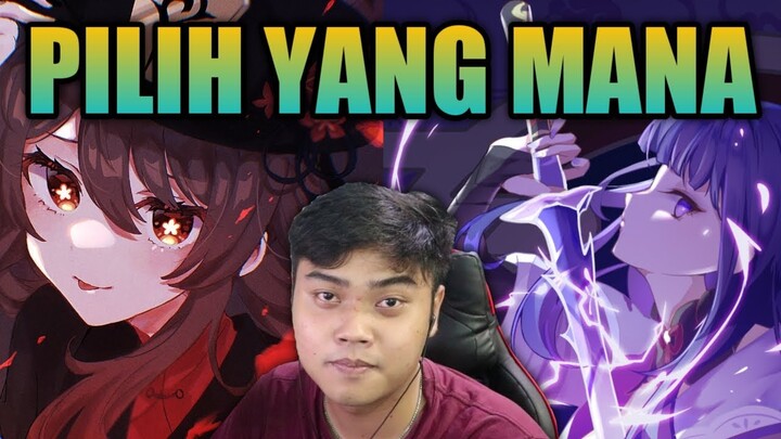 RERUN PILIH  HUTAO ATAU RAIDEN ?? - GUA KASIH SARAN SEBAGAI USER C0 F2P - GENSHIN IMPACT INDONESIA