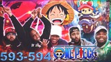 LUFFY & LAW FORM AN ALLIANCE! One Piece eps 593/594 REACTION