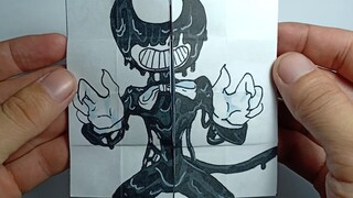 TUTORIAL BENDY Transformations Endless Card Cách Làm Tranh Bendy Biến Đổi