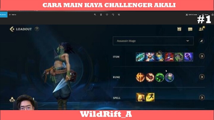 cara main kaya challenger akali #1