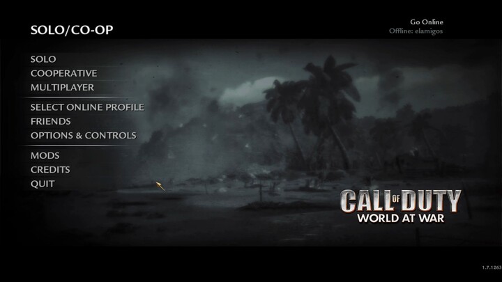Call of Duty World At War Pasific Theater PBY Catalyna Mission