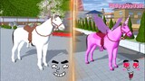 HORSE BECOME A UNICORN - Sakura School Simulator
