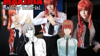 ✧ Makima Cosplay Makeup Tutorial Chainsaw Man✧