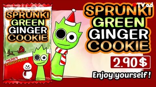 Sprunki Green Ginger Cookie - christmas limited edition