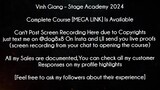 Vinh Giang Course Stage Academy Download