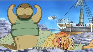 Momen kocak luffy dan kungfu dugong