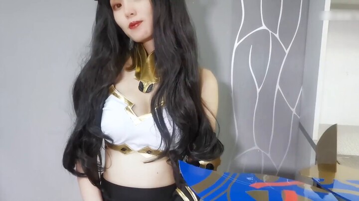 [The plane is coming] Cosplay Ishtar makes a flying sky boat Maana