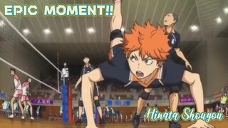 BEST EPIC MOMENT!! ; HINATA SHOUYOU