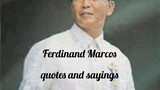 Ferdinand Marcos quotes and sayings
