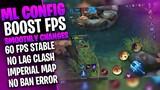 New Ml Map Imperial Config +15 FPS No Lag + High Fps || Mobile Legends
