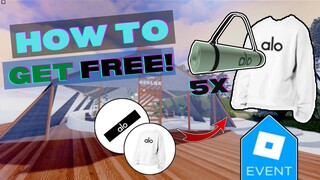 Full Guide! [Roblox Event 2022!] How to get Warrior Mat + Alo Yoga Strap & Renown Crewneck Pullover!