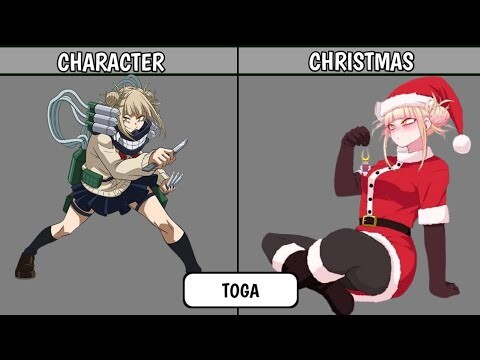 MY HERO ACADEMIA CHARACTERS IN CHRISTMAS OUTFIT | PlayNetCity