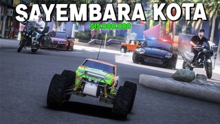 SAYEMBARA KOTA, MOBIL RC MENGGEMPARKAN SATU KOTA, YANG BISA NANGKEP DAPET 15 JUTA - GTA 5 ROLEPLAY