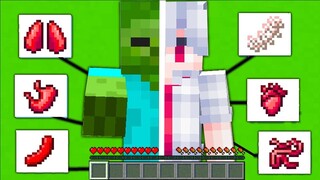 เมื่อ!! ผมสามารถดูในร่างกายของมอนเตอร์ได้... (Minecraft)