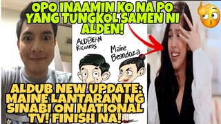 OMG! MAINE INAMIN NA SA NATIONAL TV NA PICTURE NILA NI ALDEN ANG WALLPAPER SA PHONE NIA!