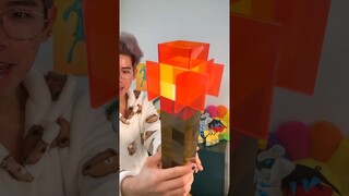 A MINECRAFT TORCH IN REAL LIFE 🔥👹 #minecraft #minecraftshorts #shorts