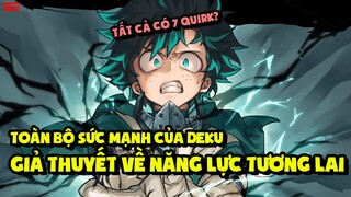 Giả Thuyết Về Toàn Bộ Năng Lực Của Deku Trong My Hero Academia