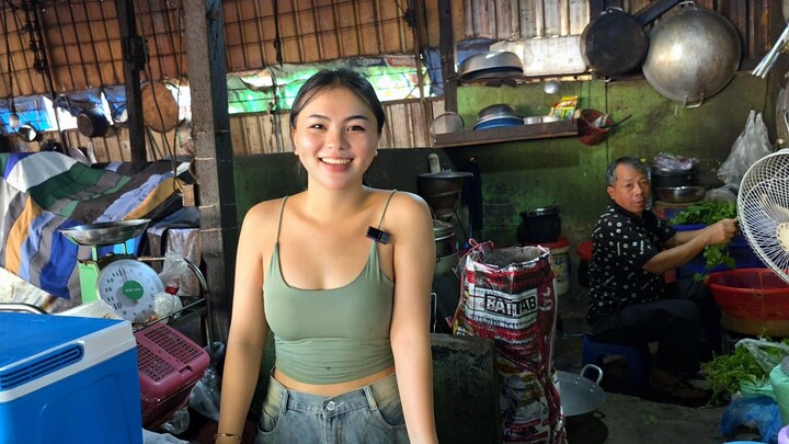 Tanhmixay Market | Ntxhais Hmoob zoo nkauj muag khoom #Miao people #Miao girl