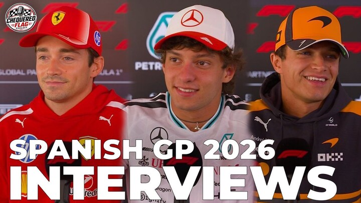 F1 Drivers Pre Race Interviews Spanish Grand Prix 2026