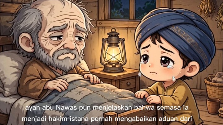 ayah abu Nawas yang wafat