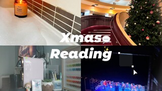 Reading Vlog｜盛大的节日就应该发生在冬季 和英国男友过圣诞 看芭蕾舞剧 工作日的咖啡馆街景 在城市抓圣诞树是我的隐藏任务 全英阅读 圣诞书单ep2