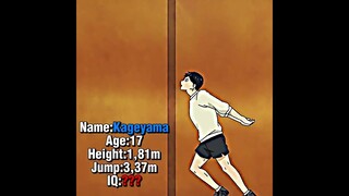 Kageyama Tobio Edit  #anime #edit #haikyuu #amv