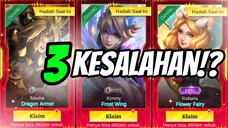 3 KESALAHAN INI MEMBUATKU MENYESAL!?