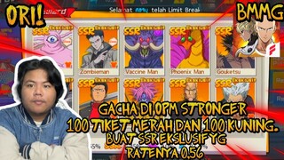 GACHA ALL IN 100 TIKET MERAH DAN 100 TIKET KUNING Mencari SSR Eksklusif DI OPM THE Strongerts