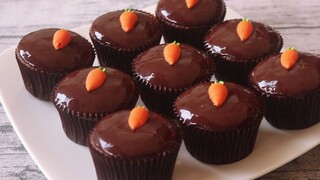 คัพเค้กช็อคโกแลตแลต Chocolate Cupcakes l ครัวป้ามารายห์