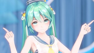 //Hatsune Miku MMD/-summertime-/lens + lip sync///