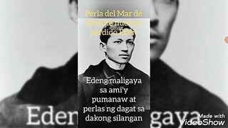 real voice of DR JOSE PROTACIO RIZAL MERCADO Y ALONZO REALONDA (from yt)