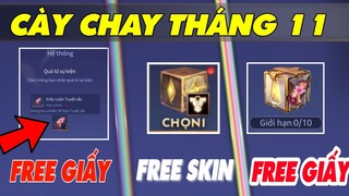 Cày Chay Liên Quân: Nhận Free Skin và 25 Giấy Tuyệt Sắc Sự Kiện Tháng 11 siêu hấp dẫn