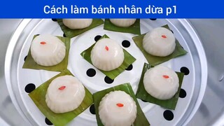 Cách làm bánh nhân dừa p1