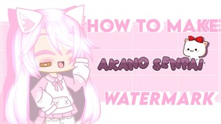 ⊱┊How to make a cute watermark for your YouTube channel! (*˙˘˙)♡ | Youtube Watermark |