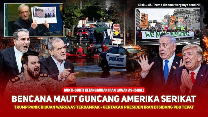 IRAN TUNJUKKAN MALAPETAKA AS! Trump jadi sasaran amukan warga, Presiden Iran beri tamparan keras