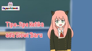 Tipe-tipe Ketika ada Siswi Baru