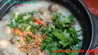 CHÁO RAU ĐẮNG CHAY.MÓN ĂN THANH ĐẠM CHO MỌI GIA ĐÌNH