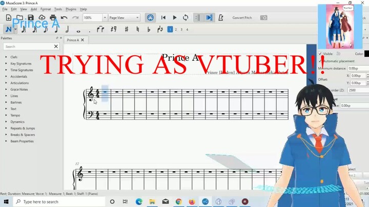 MY FIRST TRY AS VTUBER - Prince Akizon