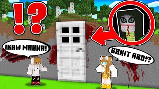 How CeeGee and Yasi found Monstrous Snake Inside This BIGGEST DOOR in Minecraft! (Tagalog)