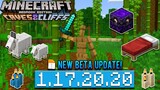 MINECRAFT PE VERSI 1.17.20.20 NEW UPDATE! | BED BOOM TOGGLE +  GAMERULE RESPAWN & JAVA PARITY!