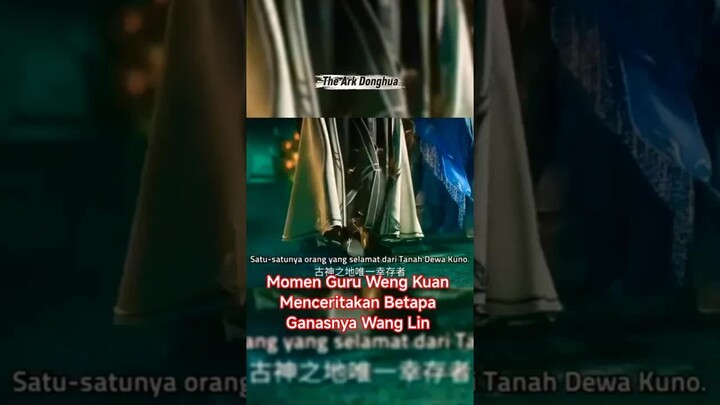 momen guru weng kuan menceritakan betapa ganas nya wang lin‼️