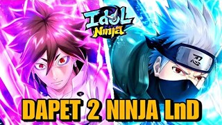 RATENYA WANGI! TES GACHA 50x LANGSUNG DAPET 2 HERO LnD KAKASHI & INDRA - NARUTO IDOL NINJA
