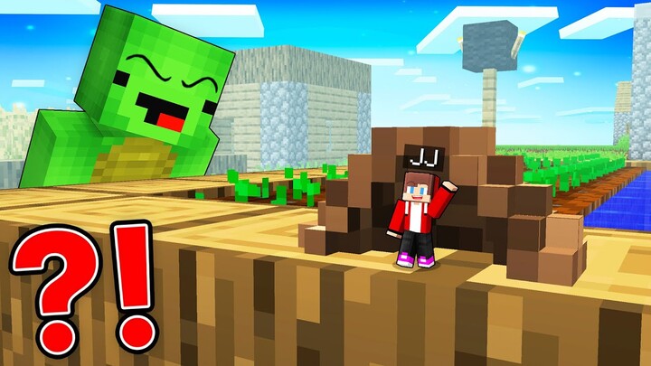 Mikey and JJ Hid in a Different Sizes in Minecraft (Maizen)