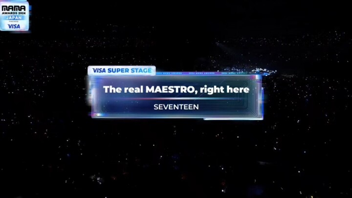 เวทีใหม่ MAMA 2024 【SEVENTEEN】“MAESTRO+Ash+LOVE,MONEY,FAME”