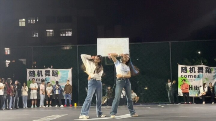 在篮球场跳了社长的all i wanna do