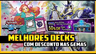 Melhores Decks F2P com desconto nas gemas! Yu-Gi-Oh! Duel Links