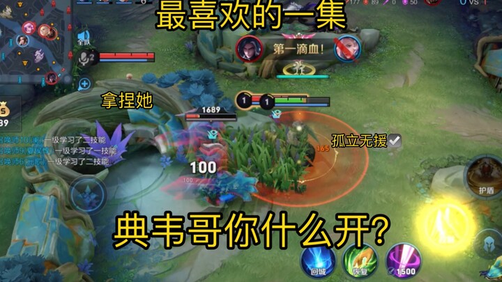 《典韦你什么开？》