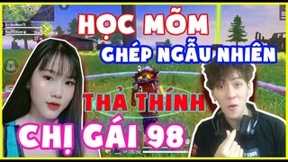 [ Free Fire ] Ghép Ngẫu Nhiên Gặp HotGirl 98 - Mõm Lại Muốn Lái Máy Bay Chị Gái Và Cái Kết - Học Mõm